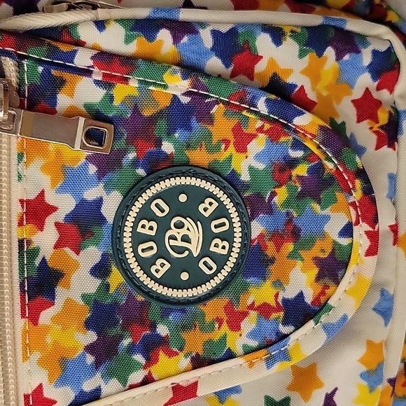 BOBO-OBOB Child Backpack w/Rainbow colors-Stripes & Stars - Picture 2 of 8